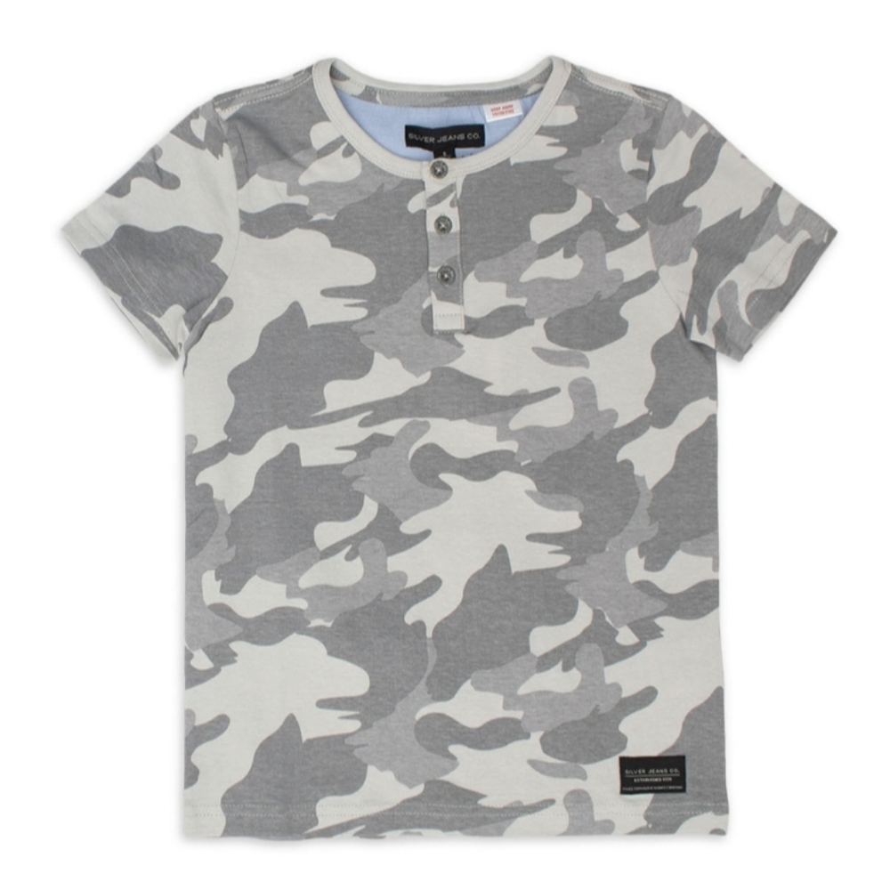 Silver Jeans Co Boys Camo Shirt